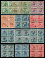 Ruanda Urundi - 62/76 - Blocs De 4 - Vloors - Specimen - 1925 - MNH - Neufs