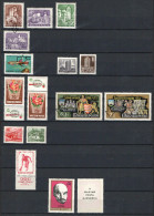 HUNGARY 1960-1990. COLLECTION WITH 25 DIFFERENT ERRORS / SPECIALS STAMPS MNH - Abarten Und Kuriositäten