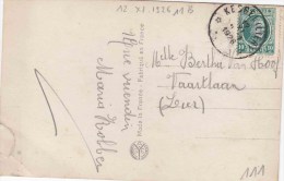 RELAIS : ZK PZ (B) RELAIS "KESSEL (LIER) 12.XI.1926" - Lettres Accidentées