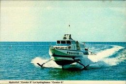 LE HYDROGLISSEUR "CONDOR 5"...CPM - Aéroglisseurs