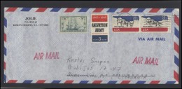 USA 265 Cover Brief Postal History Air Mail Statehood Personalities Ship - Marcophilie