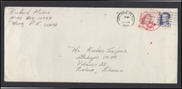 USA 269 Cover Brief Postal History Personalities Indians - Marcophilie