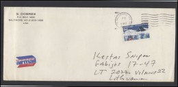USA 271 Cover Brief Postal History Air Mail Antarctic Treaty - Postal History