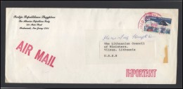 USA 272 Cover Brief Postal History Air Mail Antarctic Treaty Republican Party - Postal History