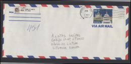 USA 275 Cover Brief Postal History Air Mail Switzerland Anniversary - Postal History