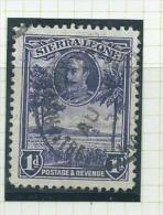 Sierra Leone Travelling Post Office Cancel Freetown - Bo On 1d KGV - Sierra Leone (...-1960)