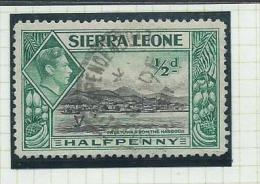 Sierra Leone  1941 Travelling Post Office Cancel Bo - Pendembu  On 1/2d 1938 KGVI - Sierra Leone (...-1960)