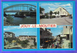 Carte Postale 95. Jouy-le-Moutier  Péniche  Trés Beau Plan - Jouy Le Moutier