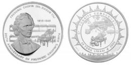 AC - 200th BIRTH YEAR OF FREDERIC CHOPIN COMMEMORATIVE SILVER COIN TURKEY 2009 PROOF UNCIRCULATED - Unclassified