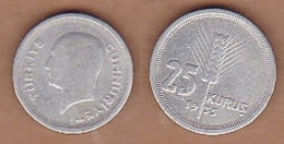 AC - TURKEY 25 KURUS 1935 SILVER COIN - Zonder Classificatie