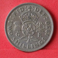 GREAT BRITAIN 2 SHILLINGS 1950 -    KM# 878 - (Nº14514) - J. 1 Florin / 2 Shillings