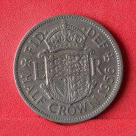 GREAT BRITAIN HALF CROWN 1956 -    KM# 907 - (Nº14516) - K. 1/2 Crown