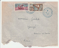 Djibouti 1951 - Cote Française Des Somalis - Lettre Brief Cover - Brieven En Documenten