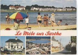 Le Mele Sur Sarthe : Vula Place La Plage Carré Saint Julien Le Boeuf Noir (ed Combier Multivues) - Le Mêle-sur-Sarthe