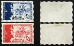 N° 565-566  LEGION TRICOLORE TB Oblit Cote 22€ - Used Stamps