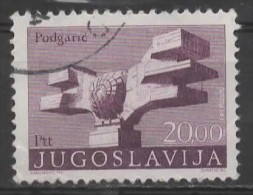 YUGOSLAVIA 1974 Monuments - 20d Podgaric  FU - Oblitérés