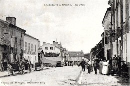 VILLENEUVE DE MARSAN LANDES RUE D'AIRE EDIT. DESPOUYS ECRITE CIRCULEE 1906 - Villeneuve De Marsan