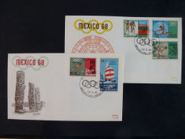 Mexico 68  1456/60 - P.242/3 - 1961-1970