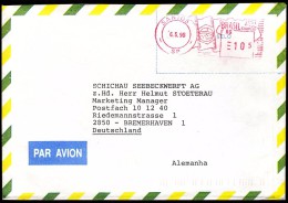 Brazil Santos 1996 Air Mail / Machine Stamp - Airmail