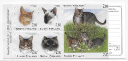 Finland 1995 Cats Booklet MNH - Carnets