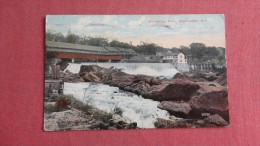 New Hampshire> Manchester  Amoskeag Falls  Covered Bridge ====ref 27 - Manchester