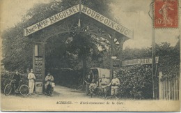 78  - Achéres ; Hotel-Restaurant De La Gare . - Acheres