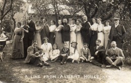 CPA - CARTE PHOTO  -  MARGATE - KENT -  A Line From Albert House  N° 3  -  Aout 1913 - Margate