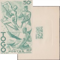 Togo 1947 Y&T 238. Épreuve. Agriculture, Travail Du Manioc - Agriculture