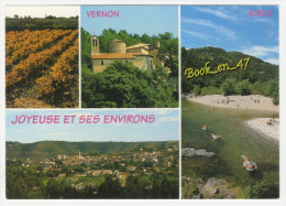 {53750} 07 Ardèche Environs De Joyeuse , Multivues ; Vernon , Ribes , Joyeuse - Joyeuse