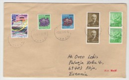 GOOD JAPAN Postal Cover To ESTONIA 2013 - Good Stamped: Postman ; Bird ; Ship - Covers & Documents