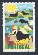 Bullfights. Grab The Bull. Ribatejo Vignette. Bulls. Campino. Horse. Leziria. Portugal. Sol. Typical Costume. Santarém. - Local Post Stamps