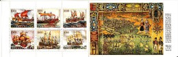 Yugoslavia Booklet Scott #1966-#1967 Golden Age Of Sailing Ships: Ships Of The Adriatic Block Of 6 Se-tenant With Sheet - Cuadernillos