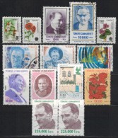 TÜRKEI 1990-1999 - Lot 14 Verschiedene  Used - Oblitérés