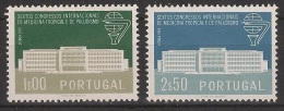 1958 Portugal - 6ºs Cong. Inter. Medicina Tropical Paludismo - Medicine Malária - Nova S/Charneira - Complete Set Mint - Ungebraucht