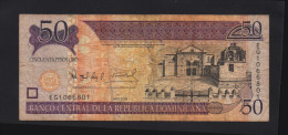 REPUBBLICA DOMINICANA - 50 Pesos Oro 2008 Numero Interessante Circolate 10e01 - Dominikanische Rep.