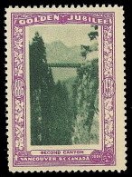 B04-56 CANADA Vancouver Golden Jubilee 1936 MNH 45 Second Canyon - Privaat & Lokale Post