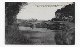 ENVIRONS DE LA CROIX ST LEUFROY EN 1919 - N° 787 - CREVECOEUR - PONT SUR L' EURE- CPA VOYAGEE - Acquigny