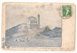 Suisse - Tessin Ticino- Lugano - Monte Bre - Chiesa Della Madonna Assunta 1913 Altezza 932m - 2scans - Lugano