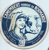 Etiquette De Fromage / Camembert/Normandie /Têtes De Femme Et Vache/CR/Paris /Années 1960-70    FROM25 - Collections