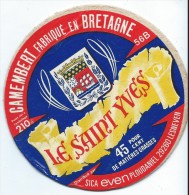Etiquette De Fromage / Camembert/Bretagne/Le Saint Yves/SICA/Lesneven/Années 1960-70    FROM26 - Verzamelingen