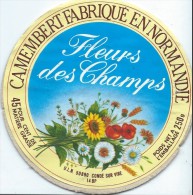 Etiquette De Fromage / Camembert/Normandie/Fleurs Des Champs/ULN Condé Sur Vire/Calvados/Années 1970-80    FROM37 - Sammlungen