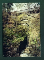 WALES  -  Devils Bridge And Punch Bowl  Used Postcard As Scans - Cardiganshire