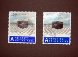 Suisse - 2003 DESIGN I Zumstein  1109 Dalles Horizontales & 1109H Dalles Verticales Avec Tabs - Errors & Oddities