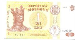 1 Leu 2010, P-8, UNC - Moldavia