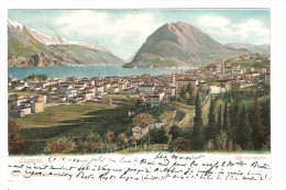 LUGANO , Tessino / Tessin  , Suisse / Schweiz: ; Gesamtansicht ;Vorlaufer / Précurseur,Lugano Paradiso 1904,  TB - Paradiso