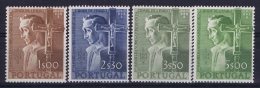 Portugal: Mi 831 - 834  E 802 - 805 MNH/**/postfrisch/neuf   1954 - Ongebruikt