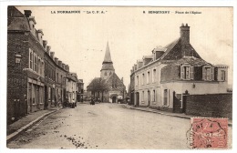 SERQUIGNY (27) - Place De L' Eglise - Ed. LA Normandie "La C. P. A." - Serquigny