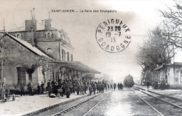 87...HAUTE VIENNE... SAINT JUNIEN...LA GARE DES VOYAGEURS - Saint Junien