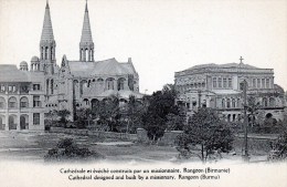 Cathédrale Et évéché Construits Par Un Missionnaire, Rangoon - Myanmar (Birma)