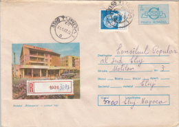 39178- IASI COUNTY- RARESOAIA HOTEL, TOURISM, REGISTERED COVER STATIONERY, 1987, ROMANIA - Hôtellerie - Horeca